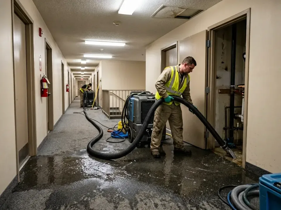 multi-unit-apartment-hallway-f-005 — frequently asked questions, Emergency Burst Pipe Water Extraction & Removal in David Ci…